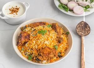 Mughlai Chicken Biryani  Biriyani With Raita