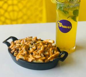 Fried chicken loaded fries