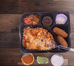 Paneer Biryani Thali