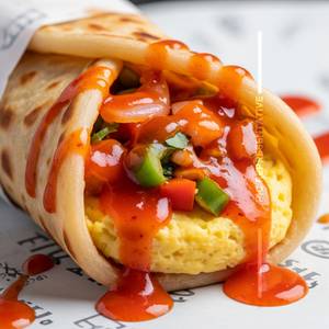Schezwan Eggie Frankie