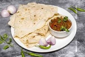 6 Rumali Roti With Butter Chicken (4Pcs)