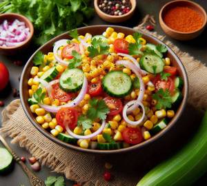 Crispy corn chaat / Chakhna