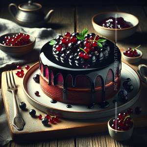 Black Currant Cake