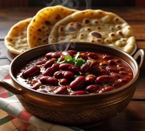 Only Rajma [250Ml]  + 2 Crispy Tawa Paratha + 250Ml Mineral Water