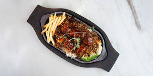 Wok Toss Exotic Vegetable In Soya Garlic Sauce Sizzler