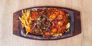 Gourmet Vegetable Sizzler Half & Half Sizzler