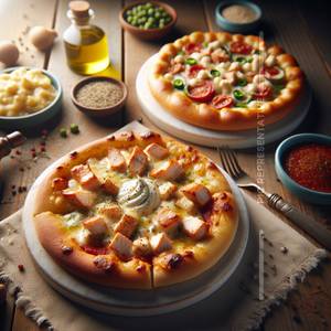 Cream Cheesey Chicken Pizza [6 Inch]