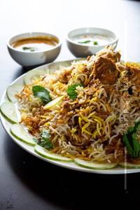 Biriyani Rice With Kabab