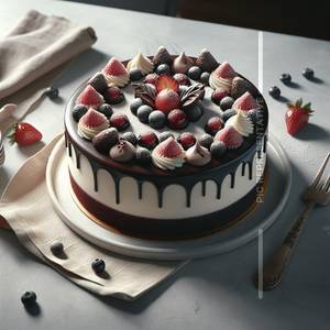 Blackcurrant Cake 500 gram