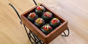 Black Pav Bhaji Shots