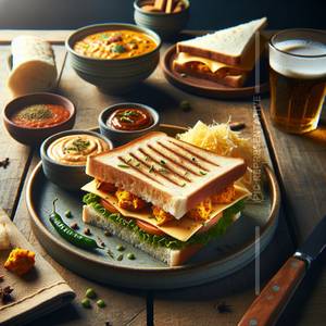 Cheese Masala Sandwich
