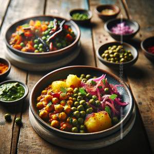 Aloo Mutter (dry)