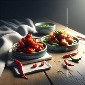 Chinese chilly chicken
