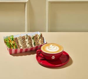  Paneer Tikka Sandwich and Coffee Combo
