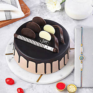Chocolate Cream Rakhi Cake