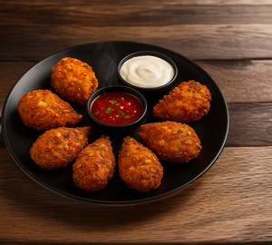 Cheese Corn Kurkure Fried Momos [7 Pieces]