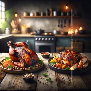 Bbq Chicken Half 1/2