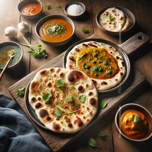 Stuff Naan with Gravy