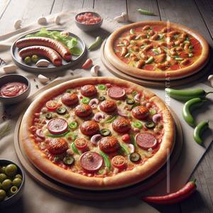 Chicken Sausage Pizza [10 Inch]