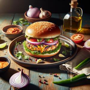 Garlic Burger