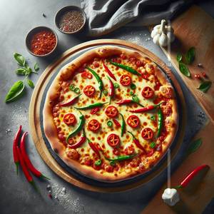 Cheese Chilli Pizza