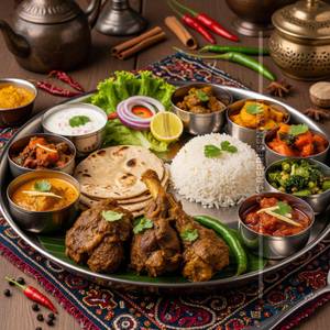 Mutton Thali