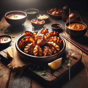 Chicken tandoori momos