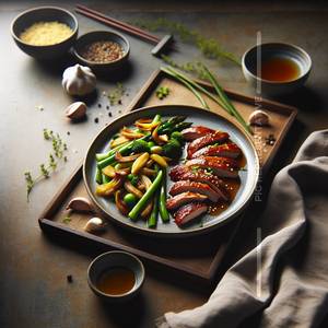 Duck ginger garlic fry