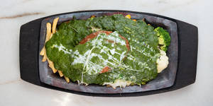 Spinach And Four Cheese Cutlet Sizzler