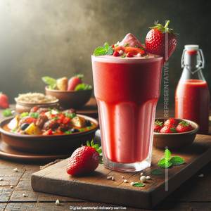 Strawberry Lassi
