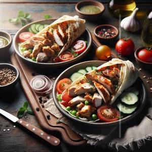 Special Chicken Shawarma Roll 