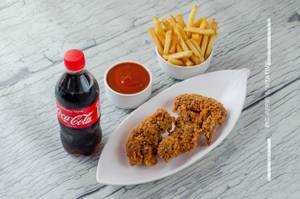 1 Pcs Fried Chicken + Coke