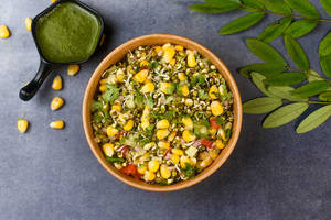 Chatpata Sweetcorn & Sprouts Chaat