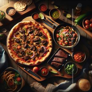 Mexican Beef Pizza  [6 Inch]