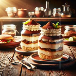 Tiramisu Jar Cake