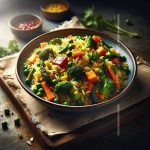 Veg Pulao [1 Plate]