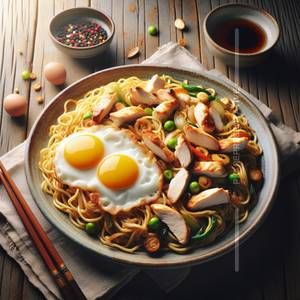 Egg Chicken Chowmein          