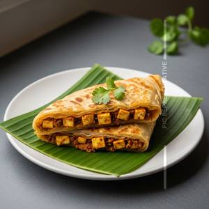 Banana Leaf Paneer Parotta