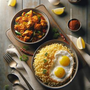 Egg maggi