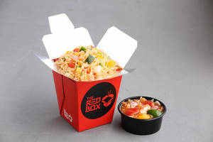 Veg Thai Fried Rice With Stir Fried Vegetables Gravy