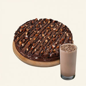 Buy Choco Almond Delight Cake Double Layer - Get One Milkshake Free