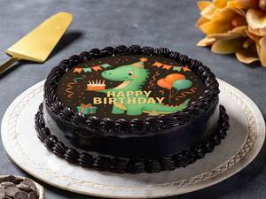 Birthday Dino Roar Chocolate Truffle Cake (500 gm)