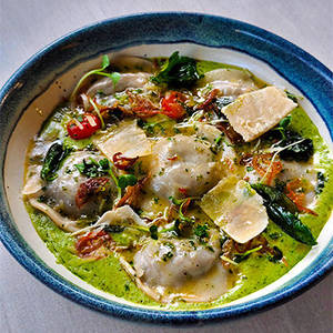Sun Dried Tomato And Spinach Ravioli