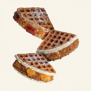 Get 3 Cheesy Waffles