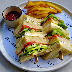 Vegetarian Club Sandwich