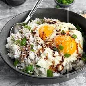 Eggy egg diet (3 eggs) + brown rice