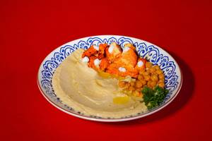 Classic Hummus Loaded With Smoky Paneer Tikka