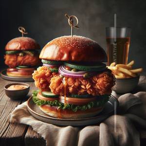 Fried Chicken Burger