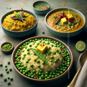 Green Peas Pulao+Butter Dal Makhani                                           