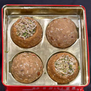 Diwali Gift Assorted Box Big Laddu Tin Box [1 Kg]